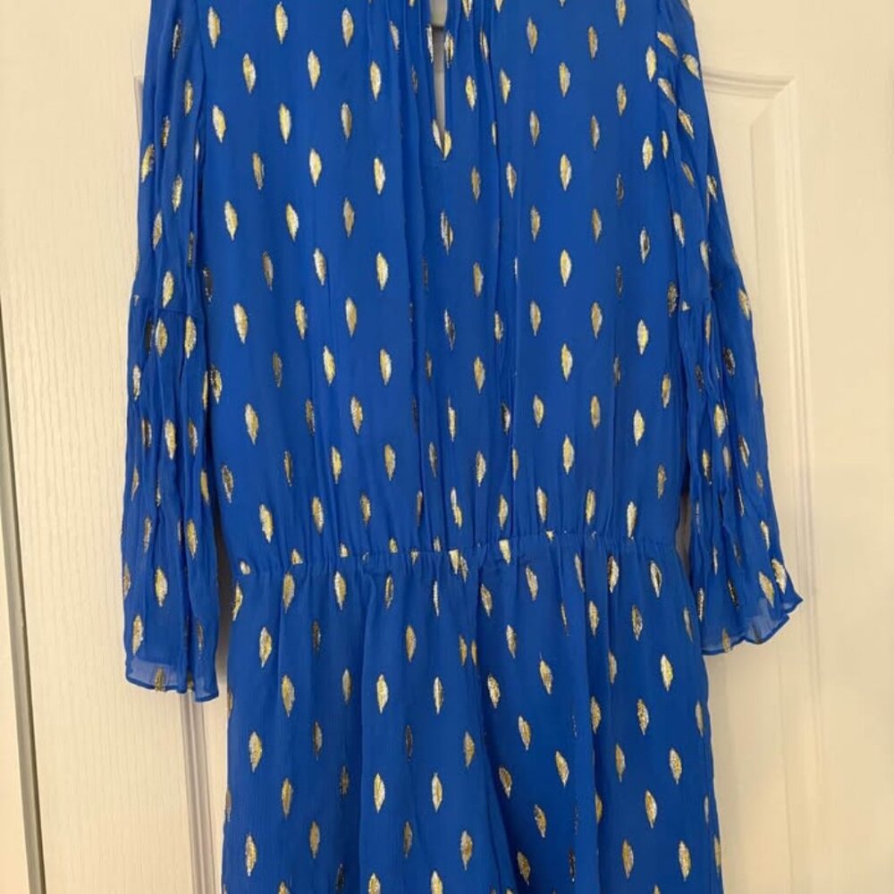 Lilly Pulitzer Silk Ariele Romper In Bennet Blue … - image 6